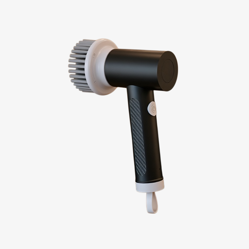 Powerful handheld electric brush removing stubborn stains