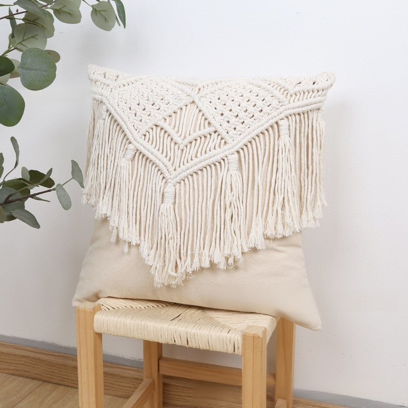 Woven Cotton Rope Pillowcase