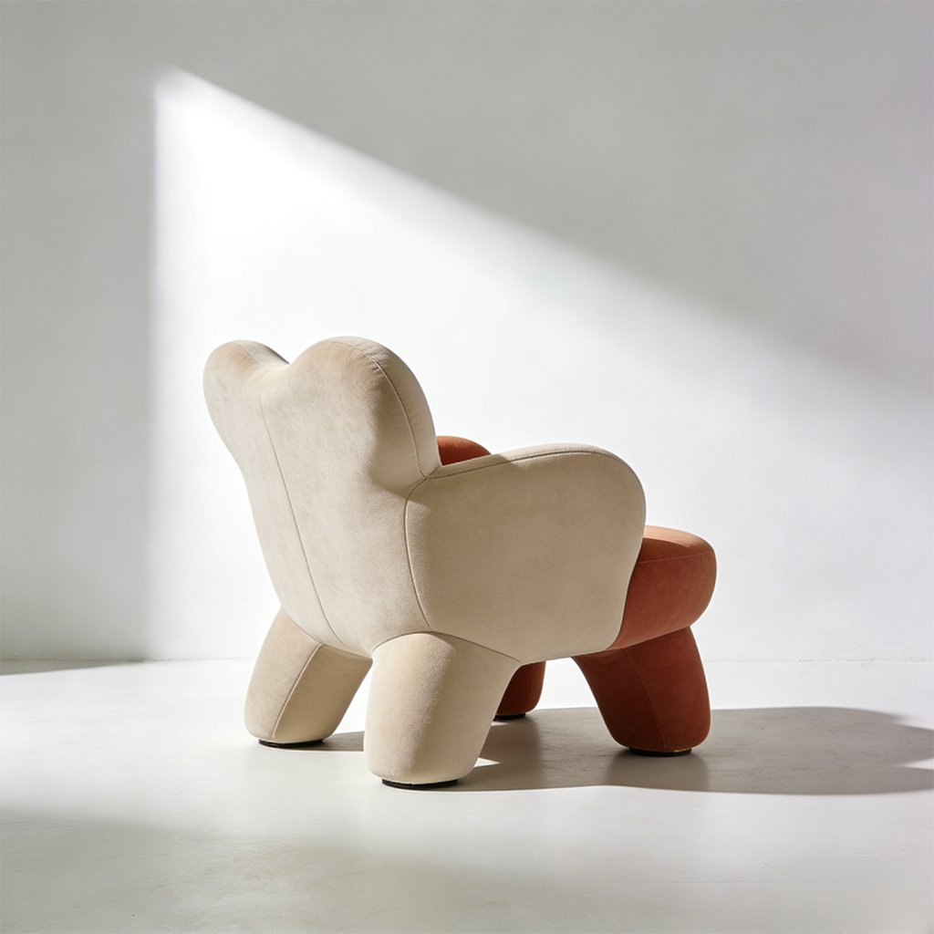 モダンデザインの一人用ソファ