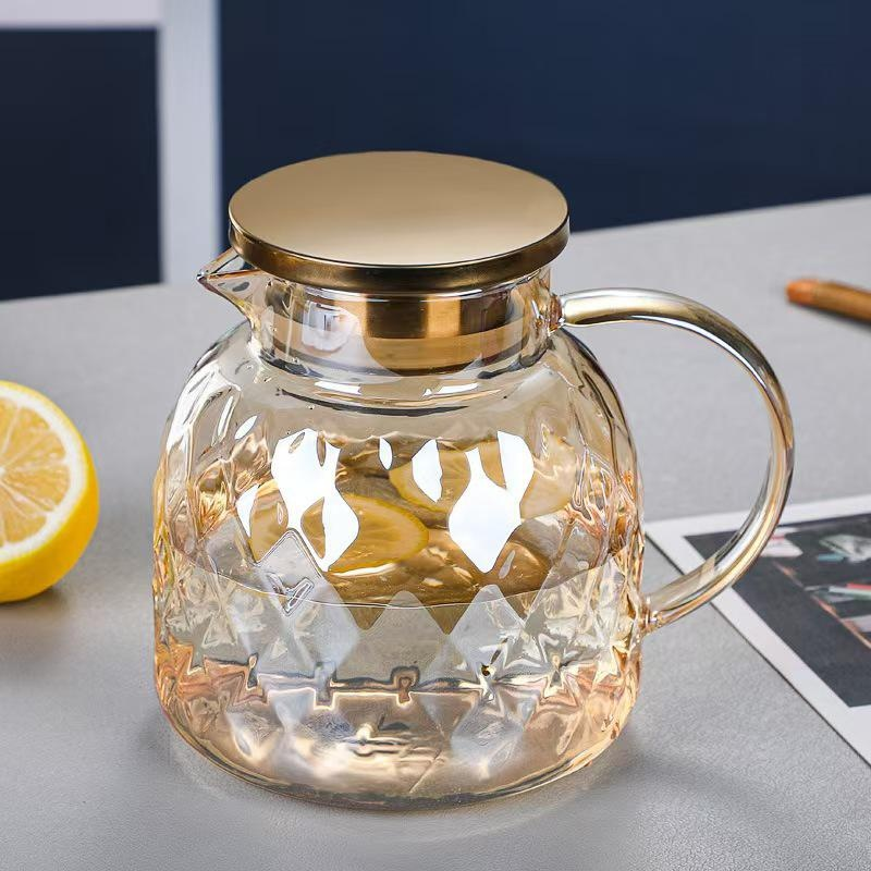High borosilicate heat-resistant glass teapot