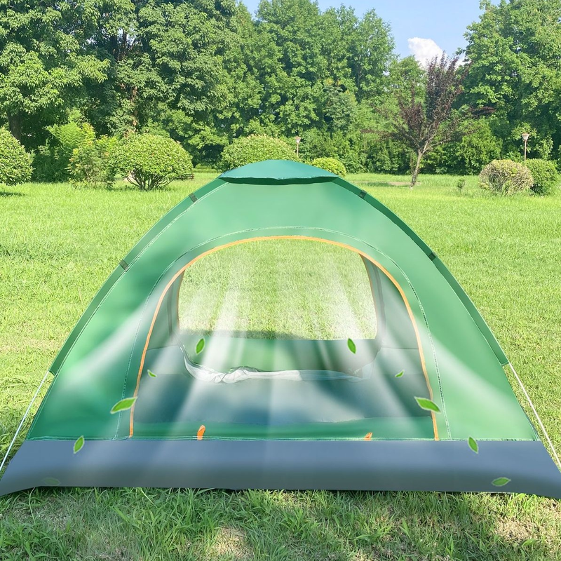 ワンタッチ防水・防紫外線テント　アウトドアキャンプ必需品