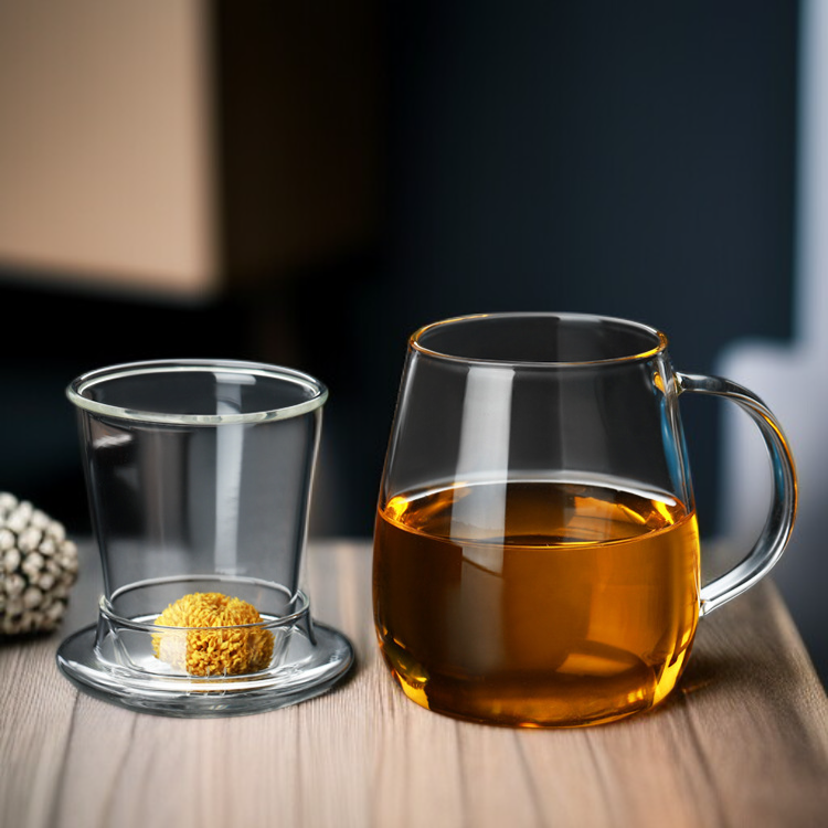 Borosilikatglas mit Griff