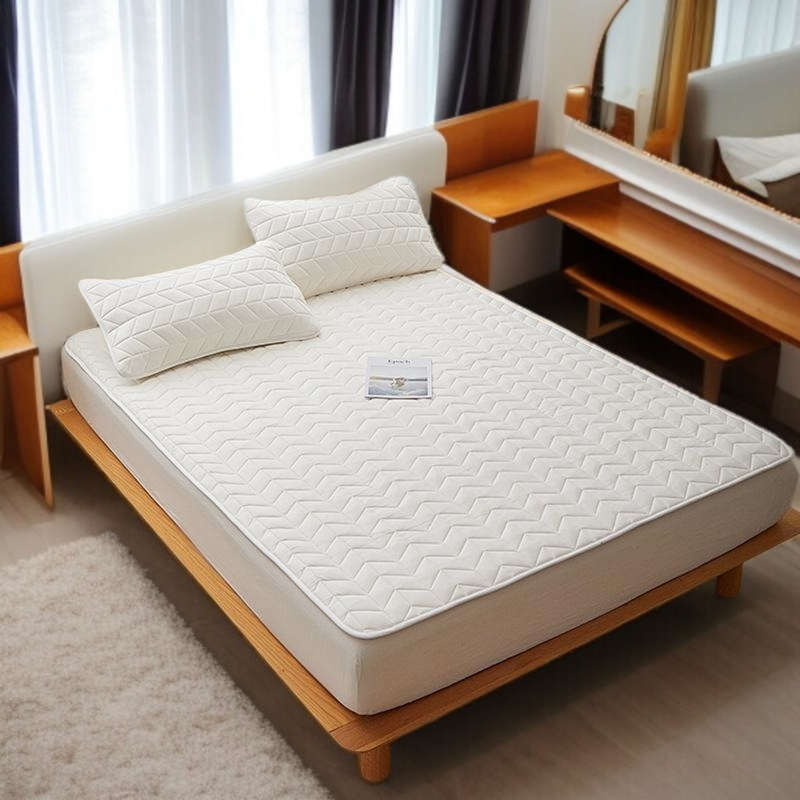 면 전체 매트리스 쿠션 가정용 침실 싱글 항균 요 미끄럼 방지 매트리스 순면 얇은 매트 접이식