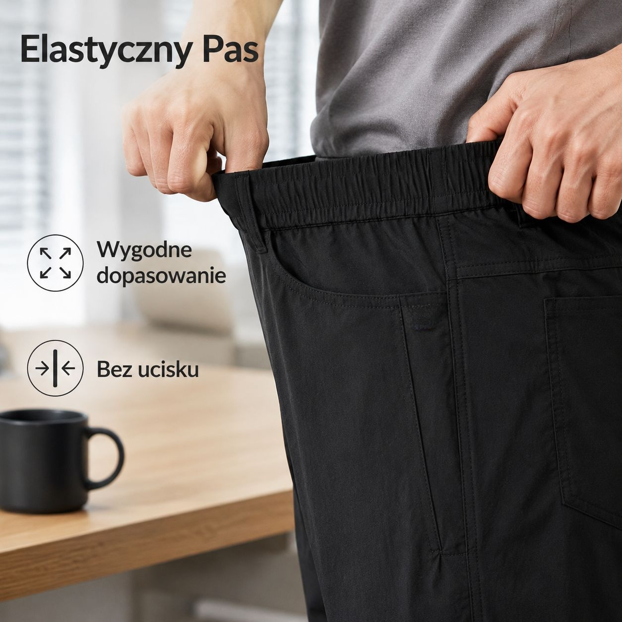 Letnie męskie cienkie spodnie dziewięcioczęściowe