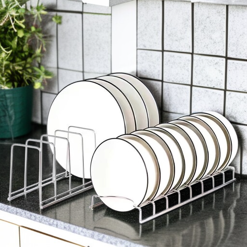 탁상 주방선반 수납선반 스텐수납접시 그릇접시 면접시 수납접시