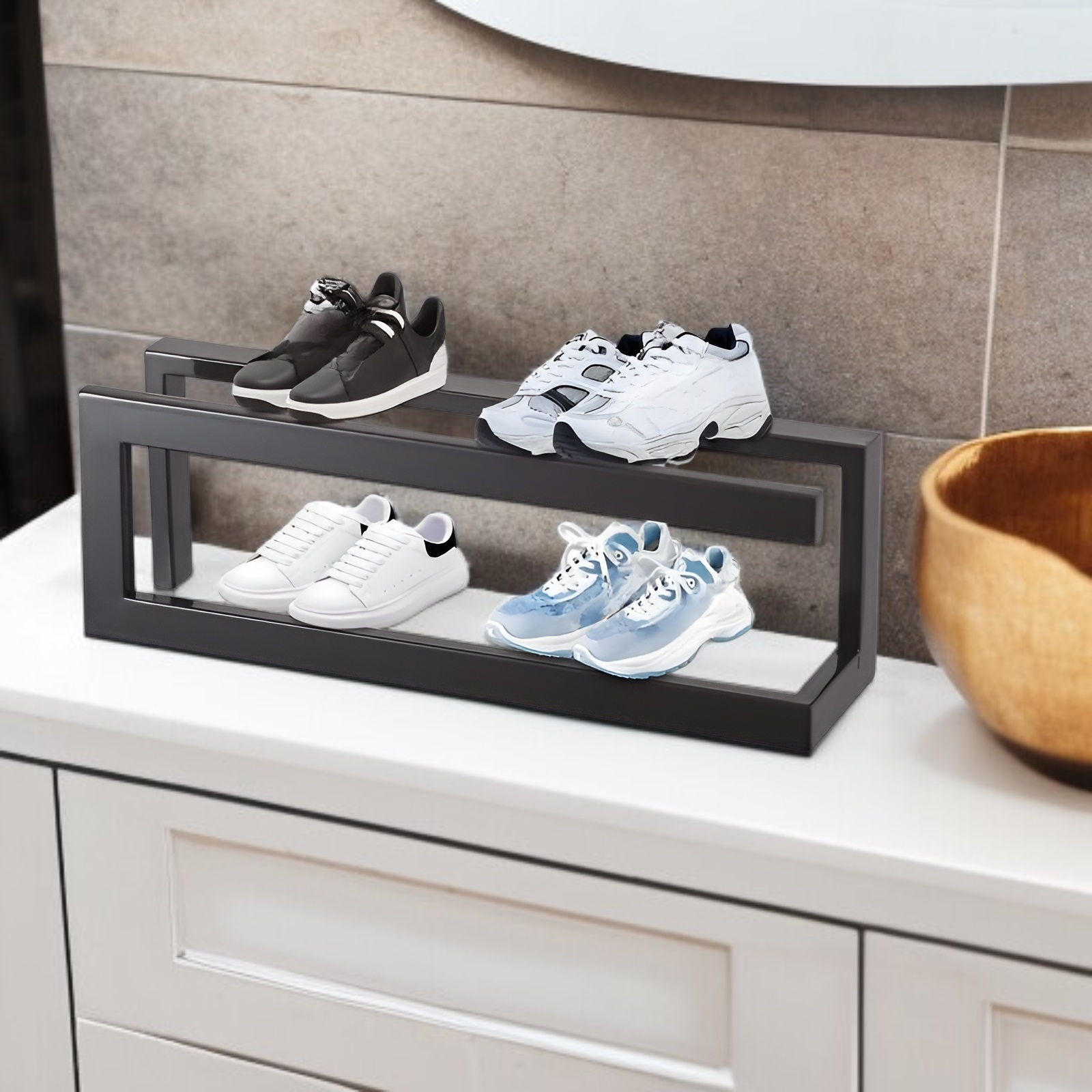 욕실용 금속 미국 슬리퍼 랙