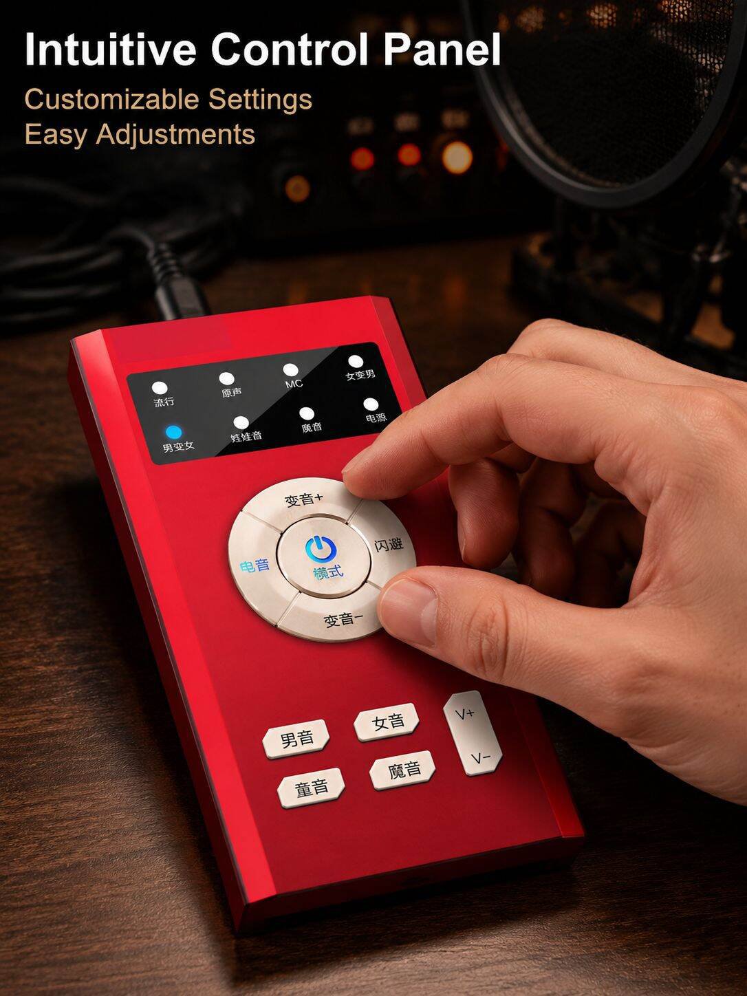 S10 Voice Changer Sound Card for Singing, Live Streaming and Gaming