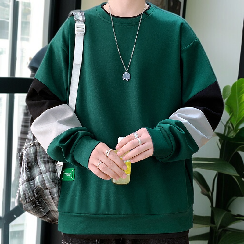 クラッシュ・オブ・カラーズ・エスケープ・ラウンドネック・セーター メンズ・ラウンドネック・セーター