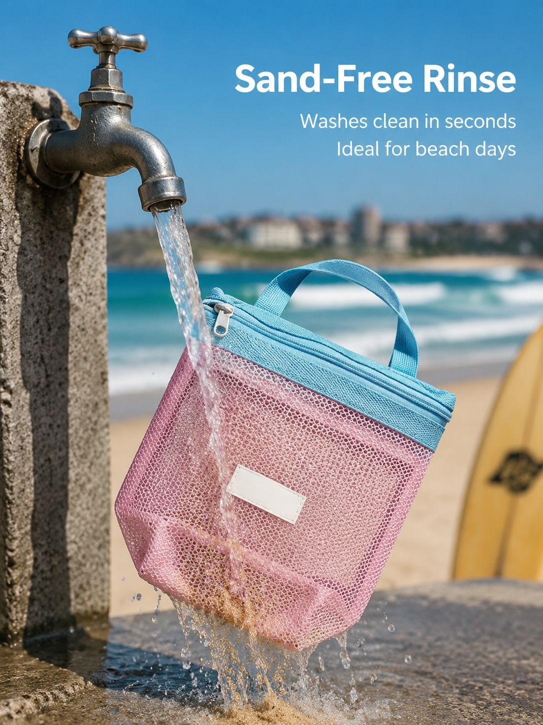 Compact travel toiletry bag for cosmetics and personal care products
