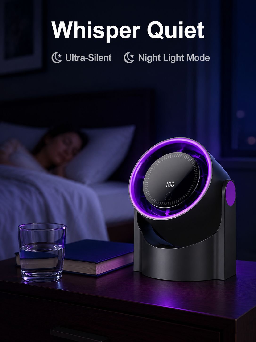 Portable USB Dual-Use Bladeless Air Circulator Fan