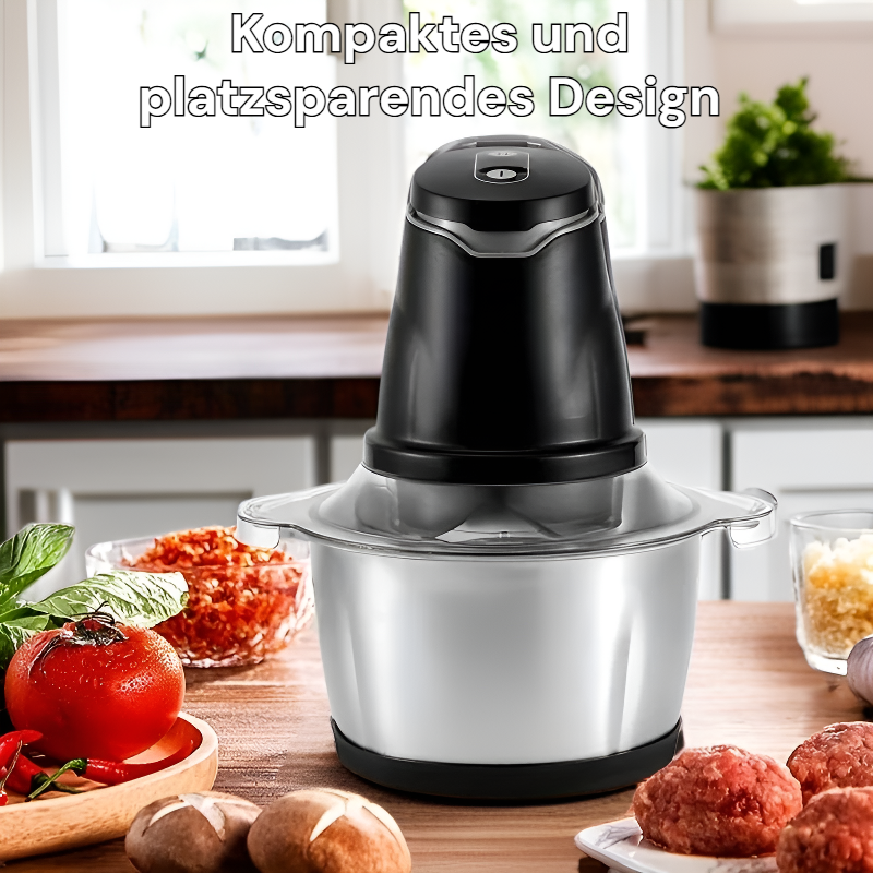 Multifunktionaler elektrischer Lebensmittelzerkleinerer Gemüseschneider Küchengerät
