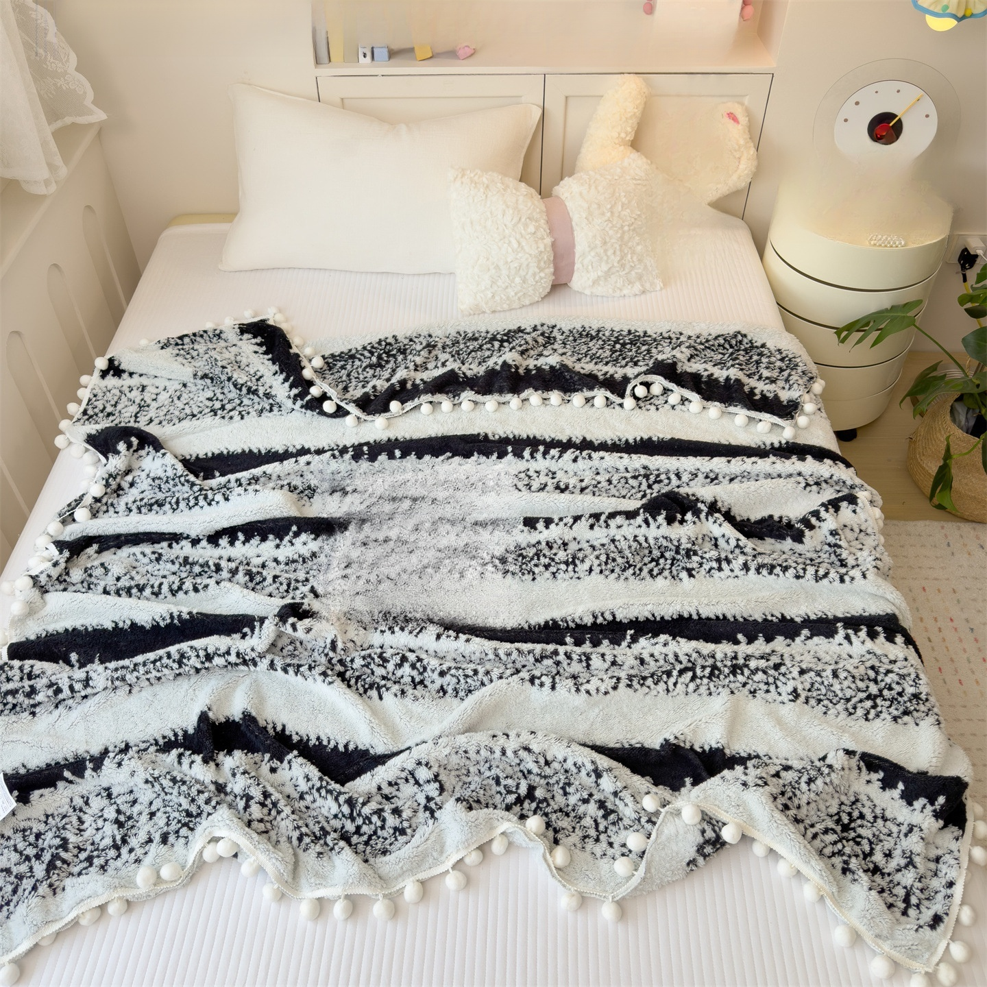 Manta pequeña multifuncional tipo chal para aire acondicionado