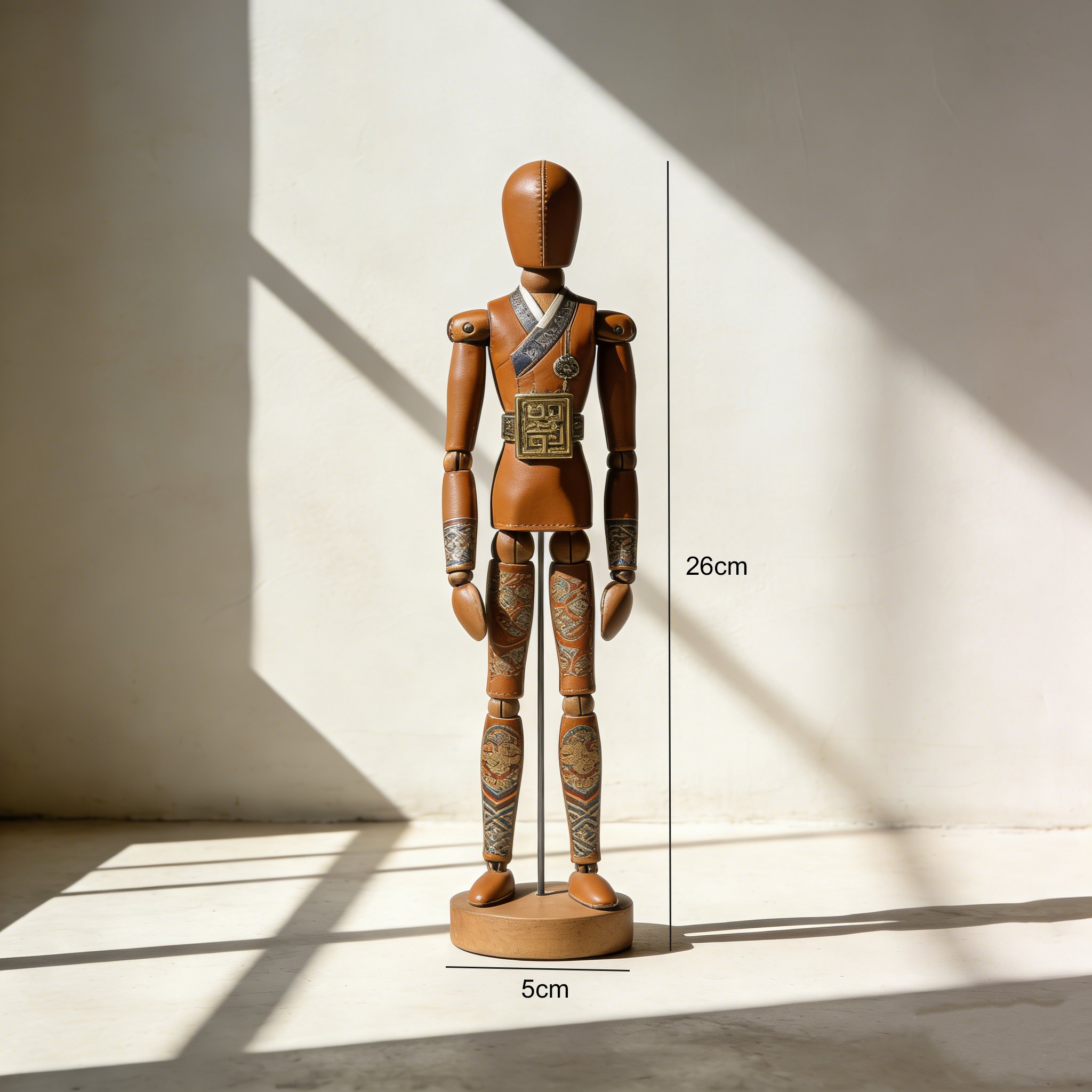 한국 전통 마리오네트 인형 장식