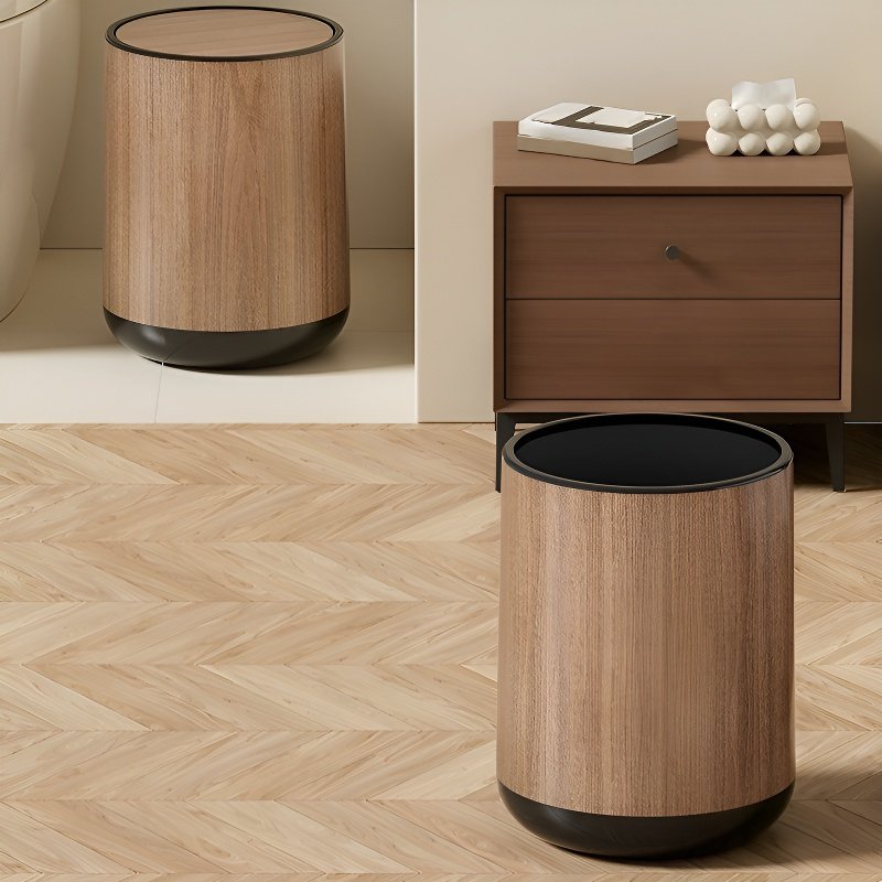 Poubelle de tri sélectif écologique multifonction avec rangement pour outils de nettoyage