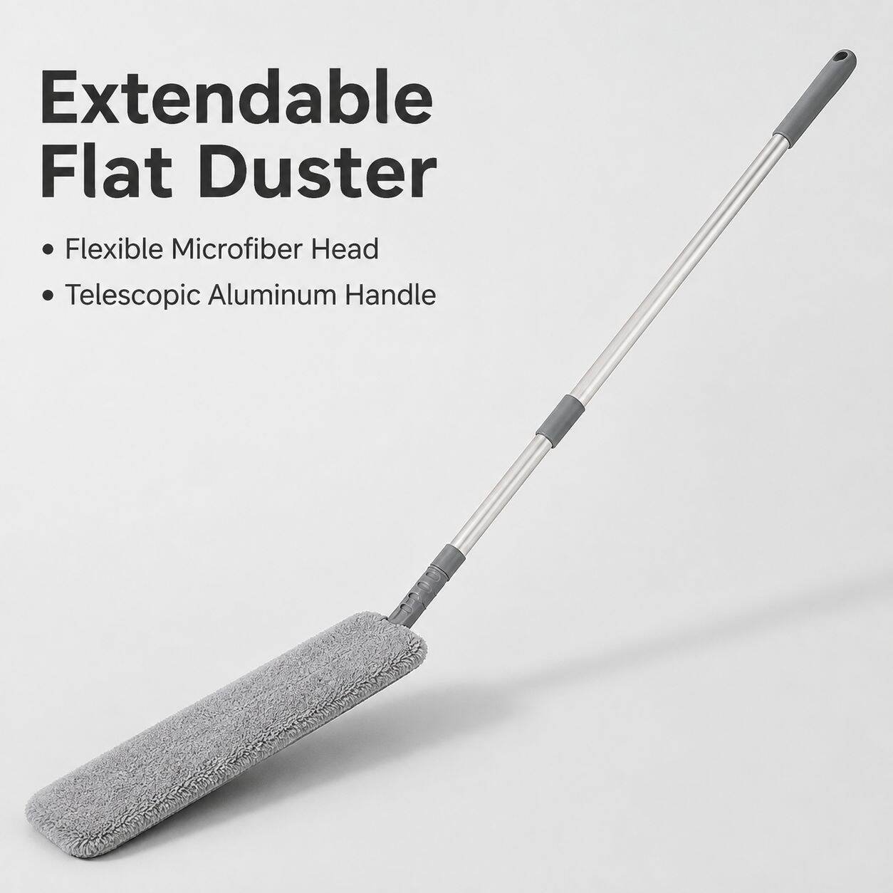 Extendable and extended gap duster