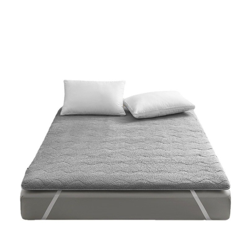 Colchón de felpa de cordero gruesa y cálida