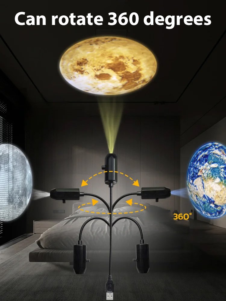 Ocean and Starry Sky Projection Lamp