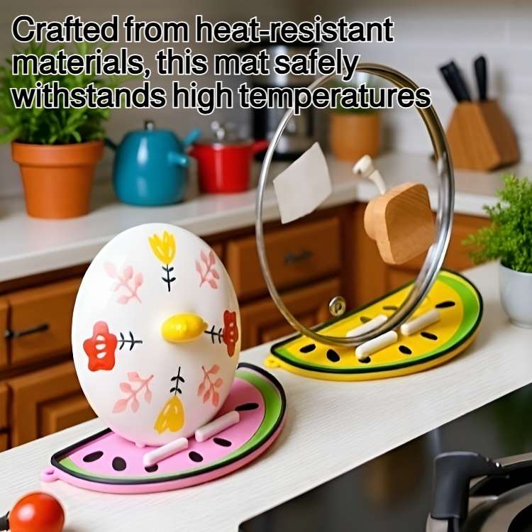 Watermelon Draining and Heat-Resistant Pot Lid Mat