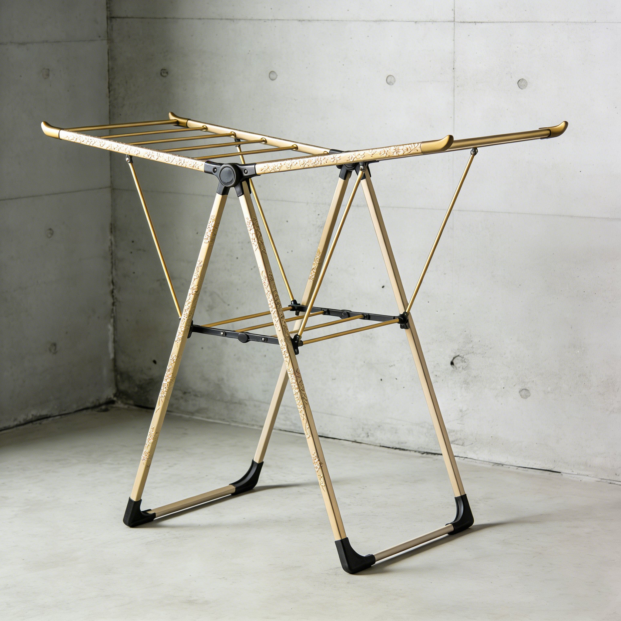 折りたたみ式物干しラック