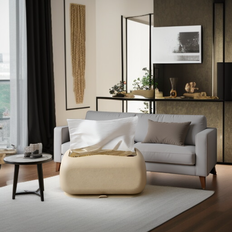 화장실 빨판 펀치 프리 실리콘 티슈 케이스 소프트 가정용 흡착식 휴지통