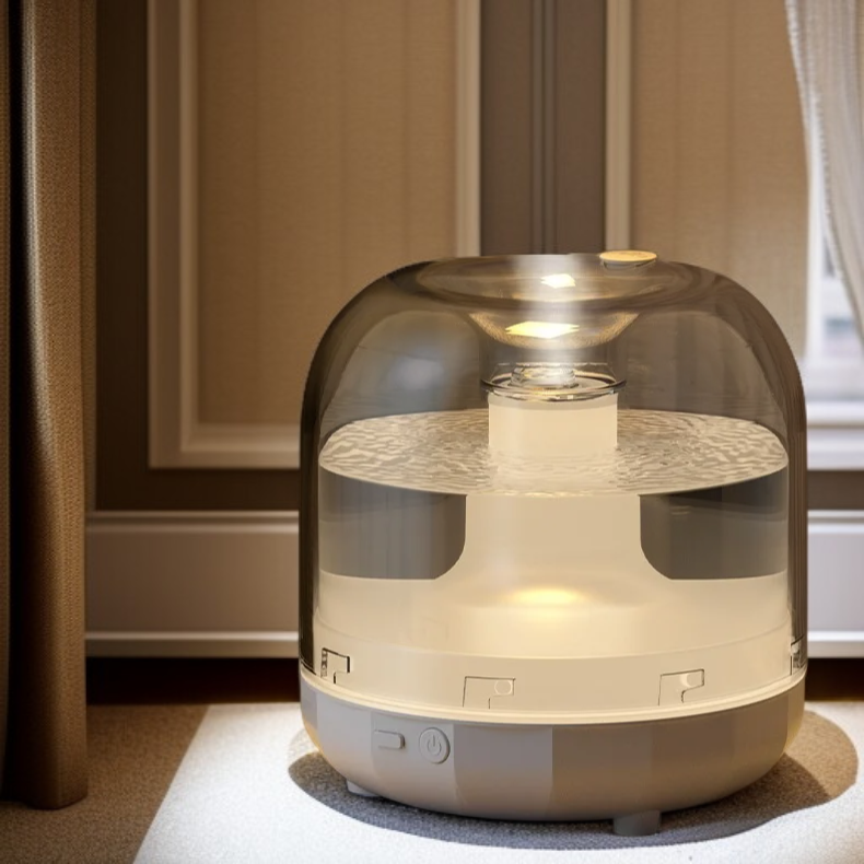 Humidificador dormitorio pequeño diseño compacto