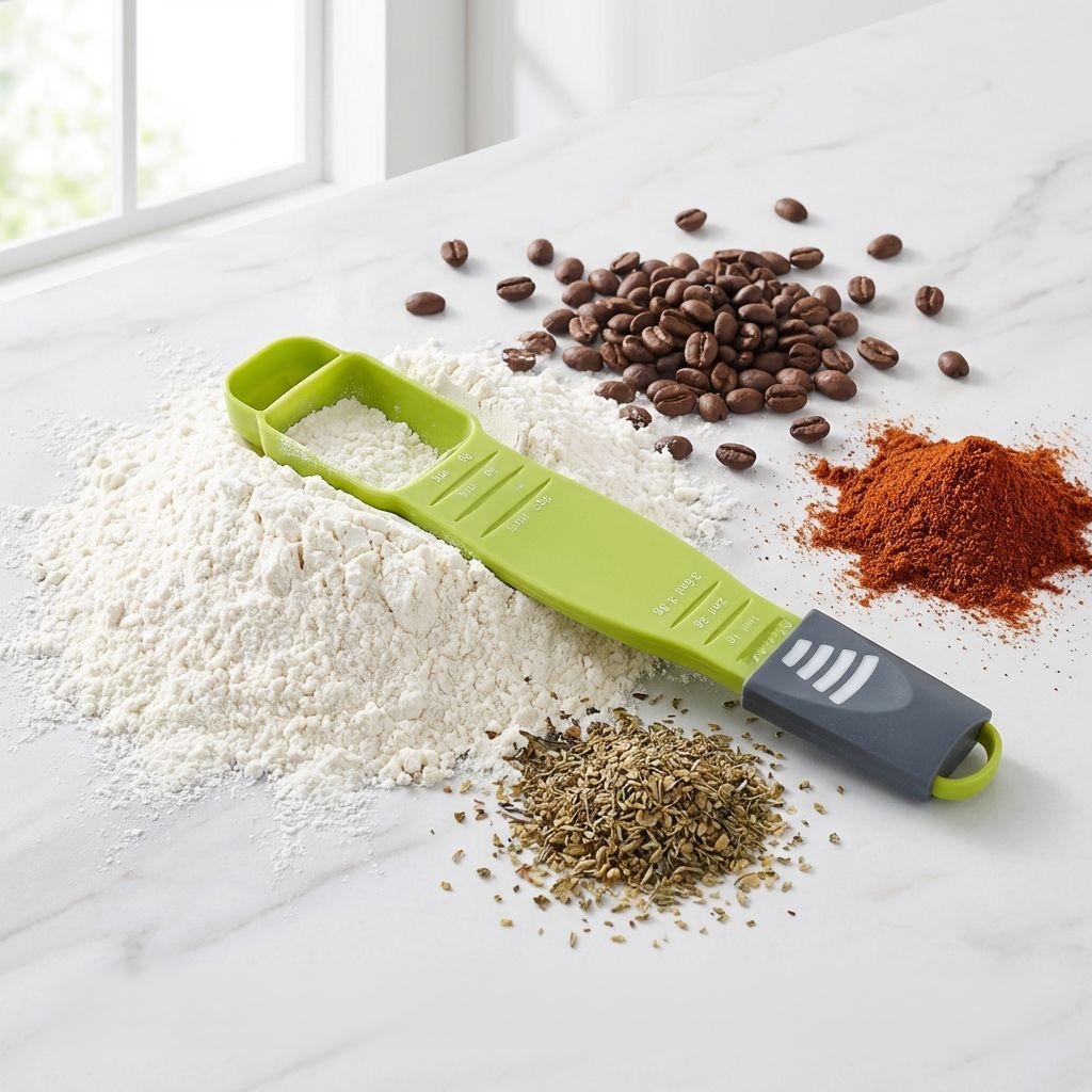 Messlöffel für Backen und Kochen im Haushalt