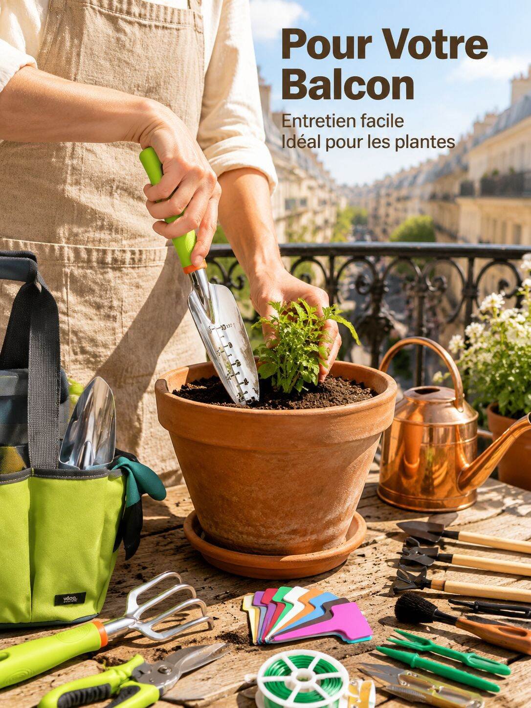 Ensemble d'outils de jardinage 5 pièces pour la maison