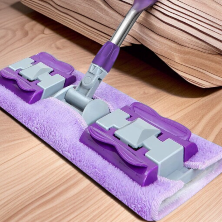 가정용 불량 플랫 밀대 10년 내구 건습 겸용 천 슬래브 밀대 깨끗한 나무 바닥 밀대