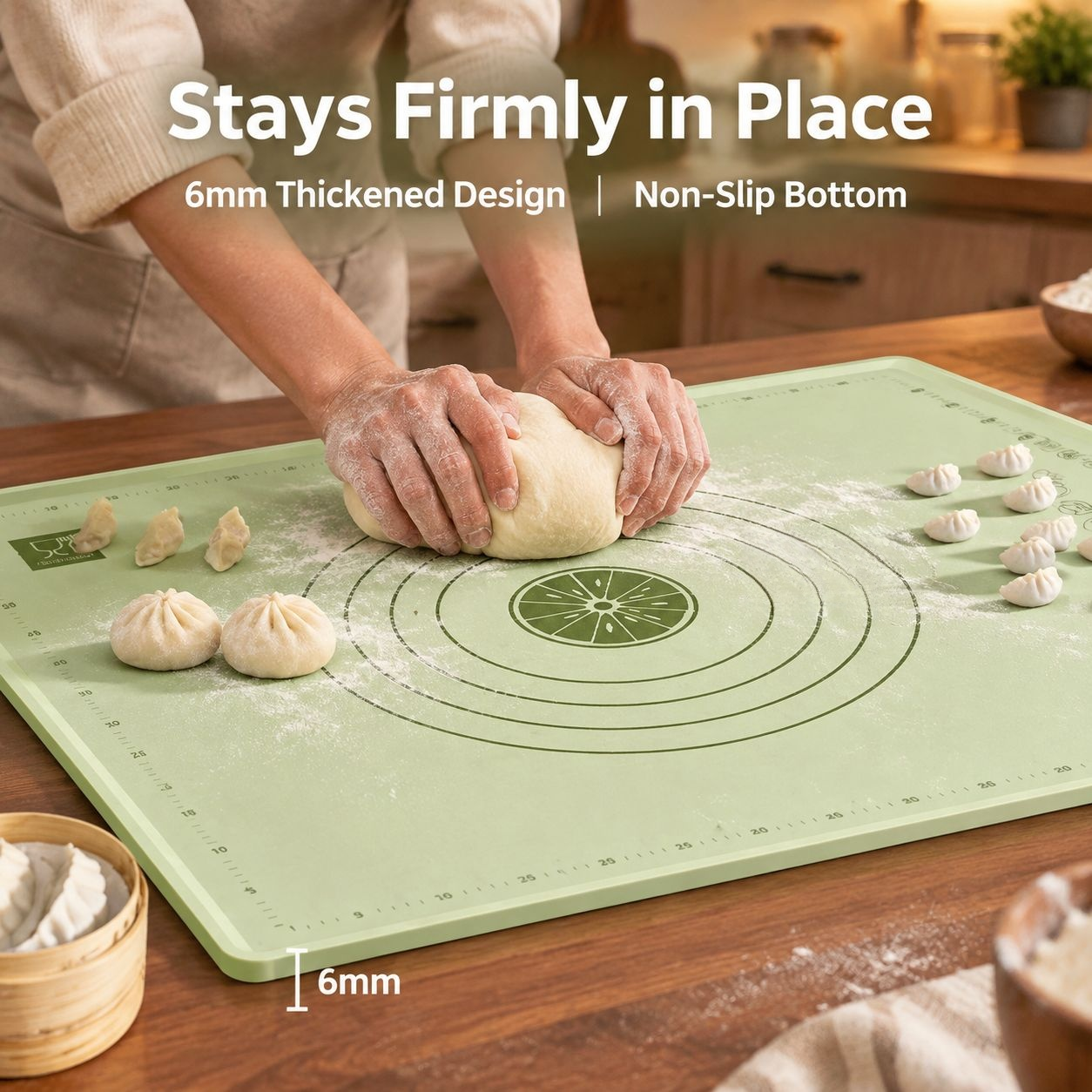 Non-slip Silicone Dough Rolling Mat