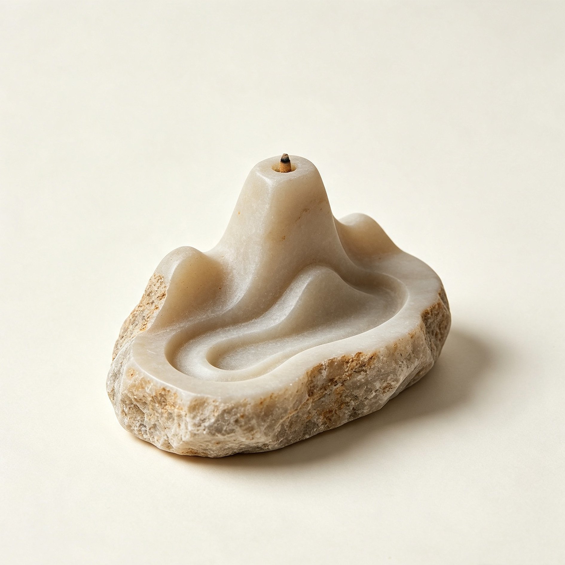 Close-up of Yunshan Jade Incense Holder details