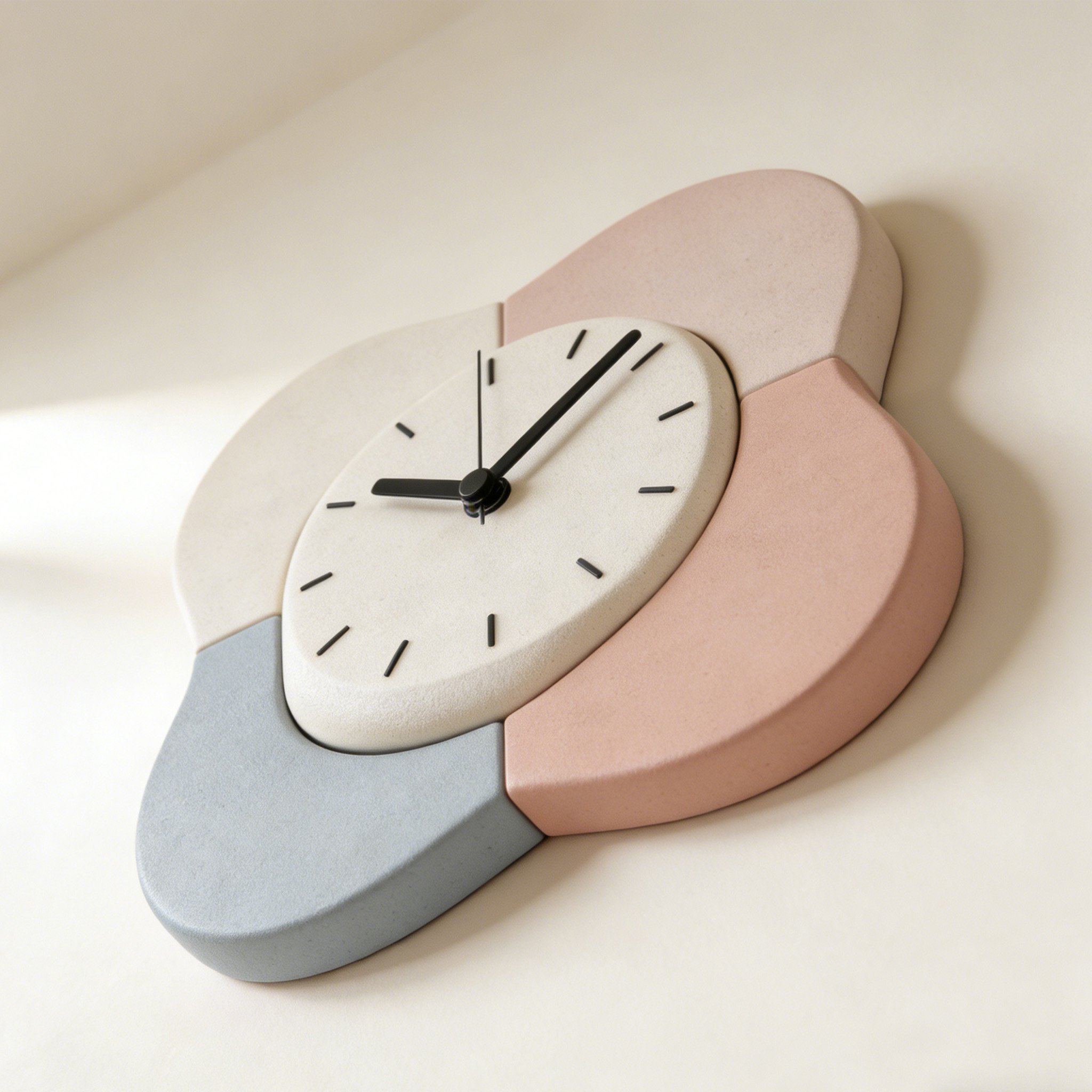 조용한 창의적인 벽시계