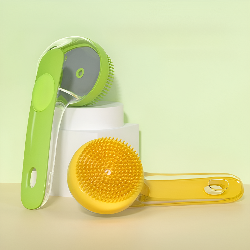 Brosse de nettoyage liquide multifonctionnelle pour shampoing