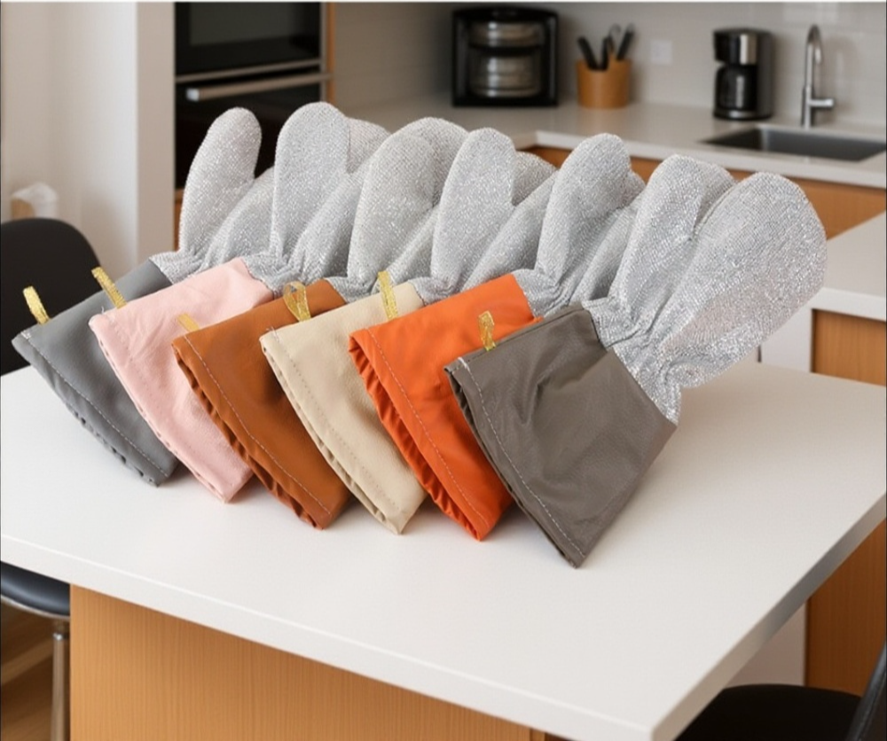 바베큐용 내열장갑 활용 예시