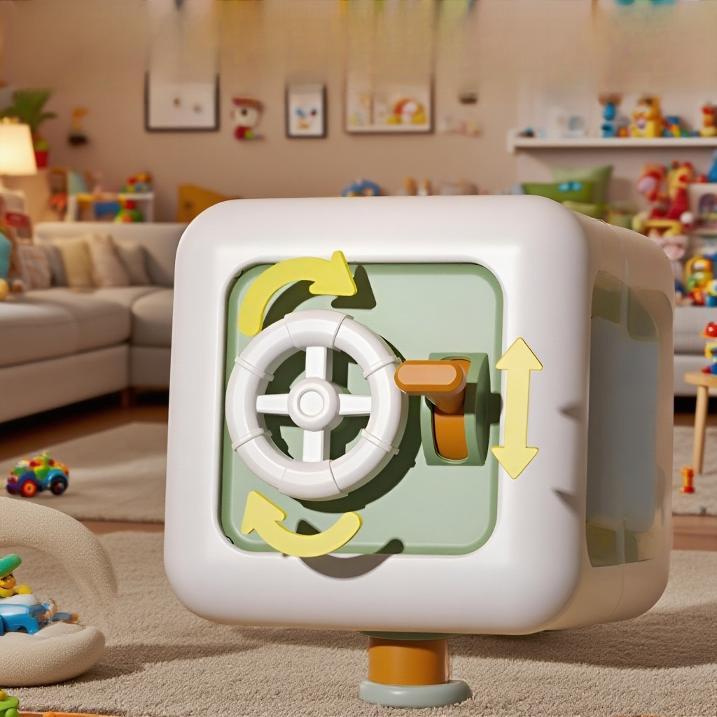 Pudełko z zabawkami dla niemowląt