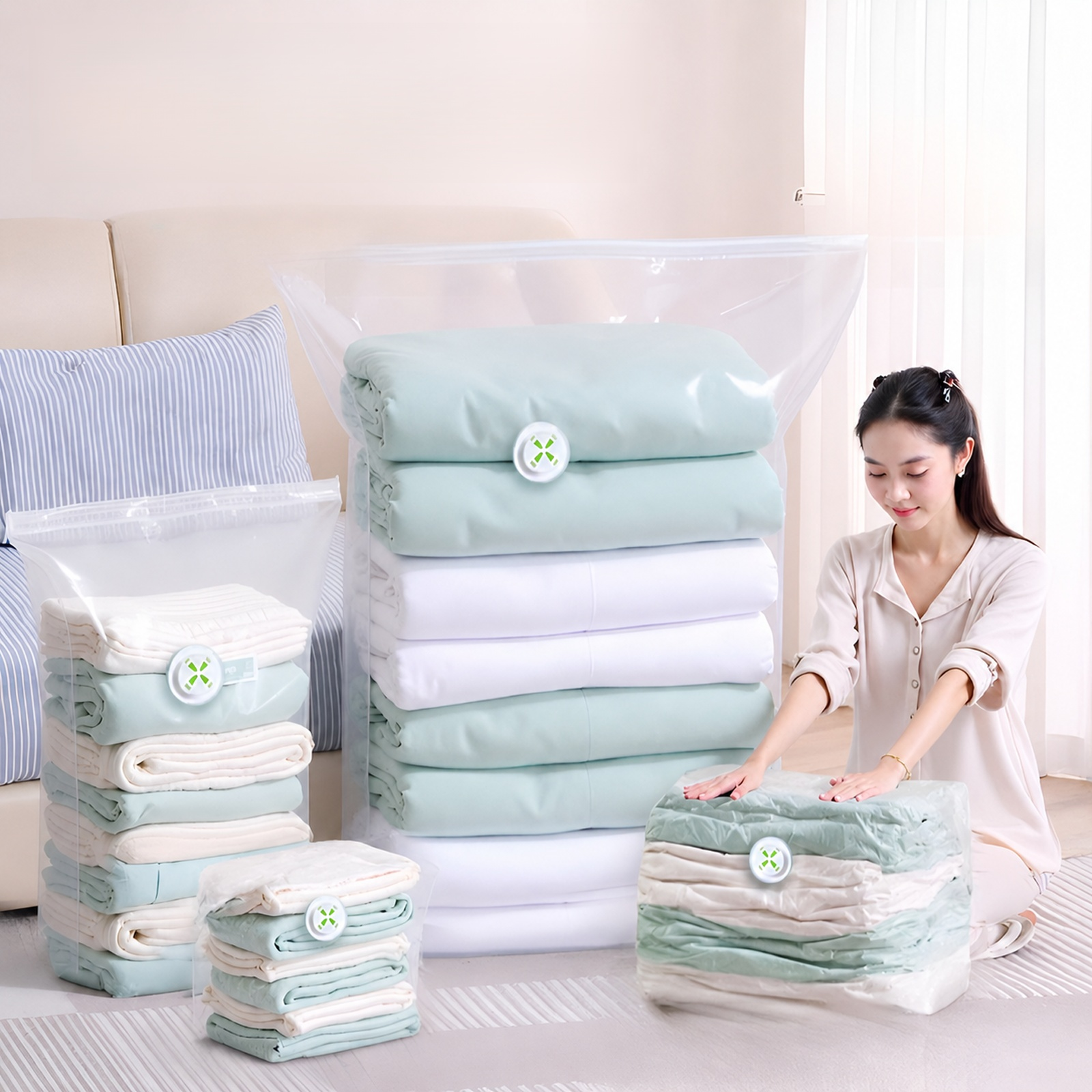 Thickened 3D Vacuum Storage Compression Bag