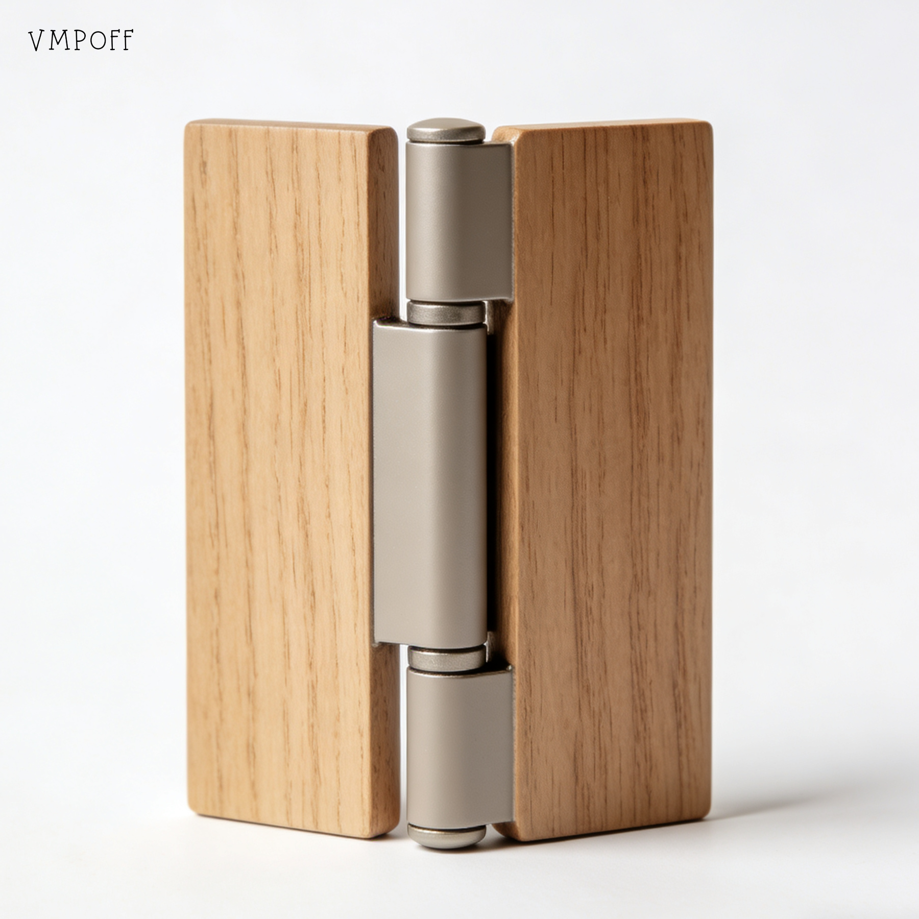 高品質無垢材対応金属蝶番のディテール