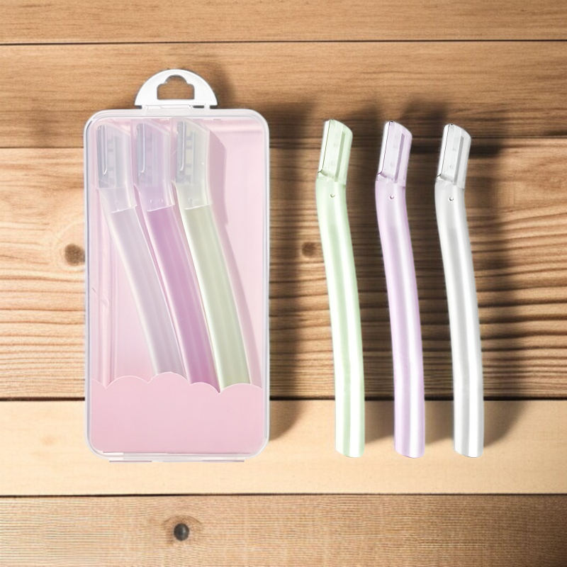 Augenbrauenschneider-Set für Anfänger, Makro-Rasierklinge, sicher und kratzfest