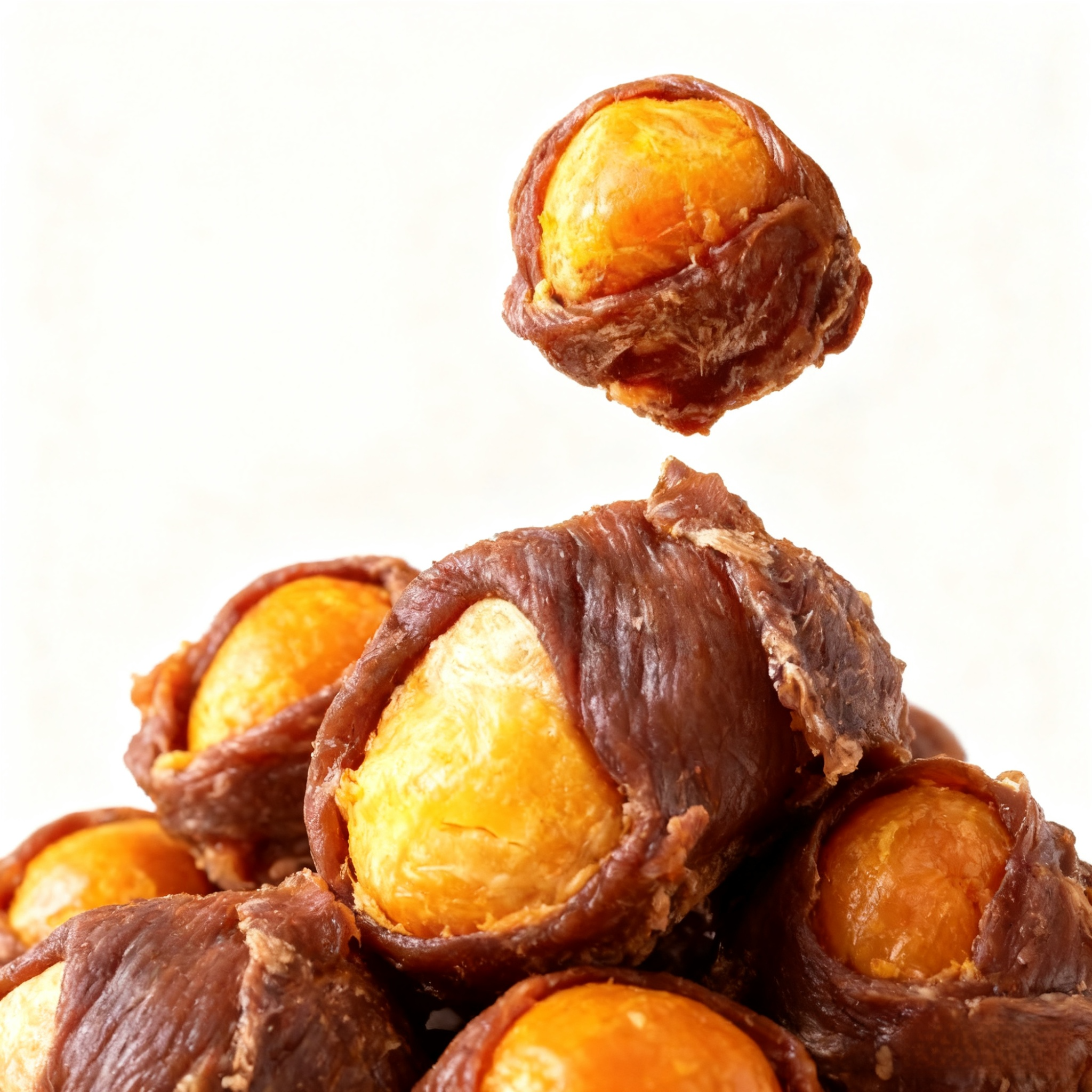 Duck Wrapped Egg Snack