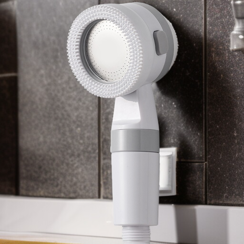 Cabezal de ducha de masaje portátil de silicona