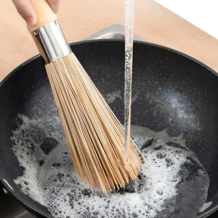 고급 대나무 냄비솔