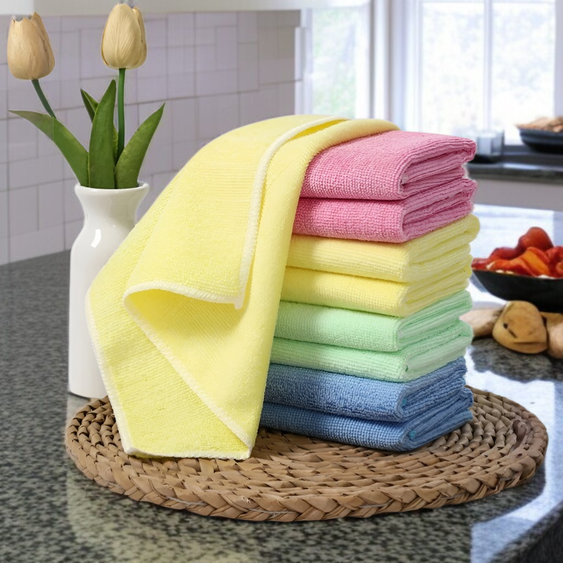 기름기 제거 극세사 행주 기름 묻히지 않고 털 빠짐 없는 식기세척 행주 고효율 클렌징 행주