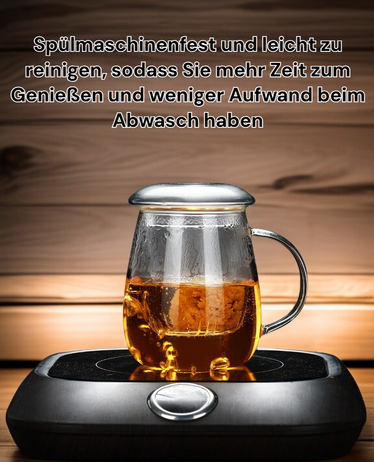 Robustes und hitzebeständiges Glas mit praktischem Henkel