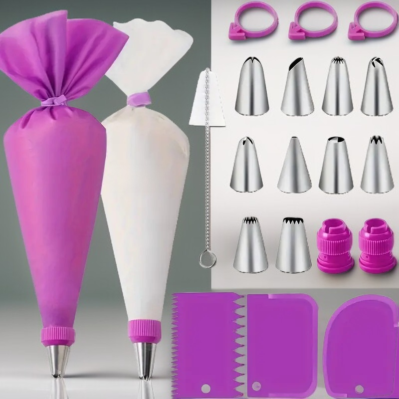 Edelstahl Spritztüllen Set Backwerkzeug Set