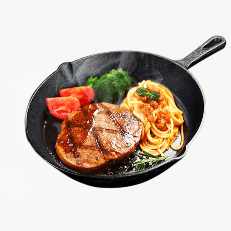 Thickened cast iron pan mini omelette pan uncoated pig iron physical non-stick cast iron pan