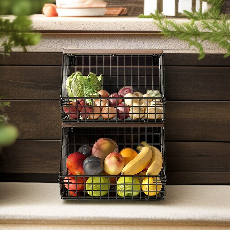 주방 벽걸이 다용도선반 세면도구 수납 바구니 야채 과일선반 욕실수납 접이식선반