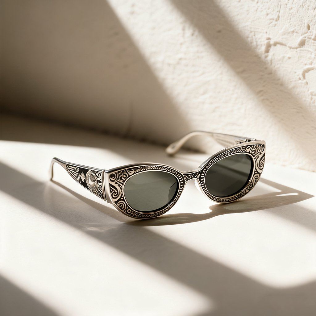 레트로 스타일 안경