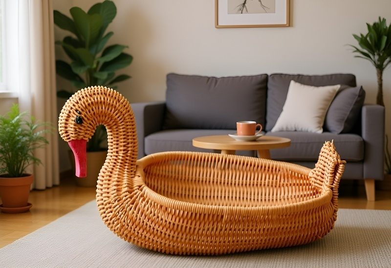 주방 인테리어에 어울리는 라탄 바스켓