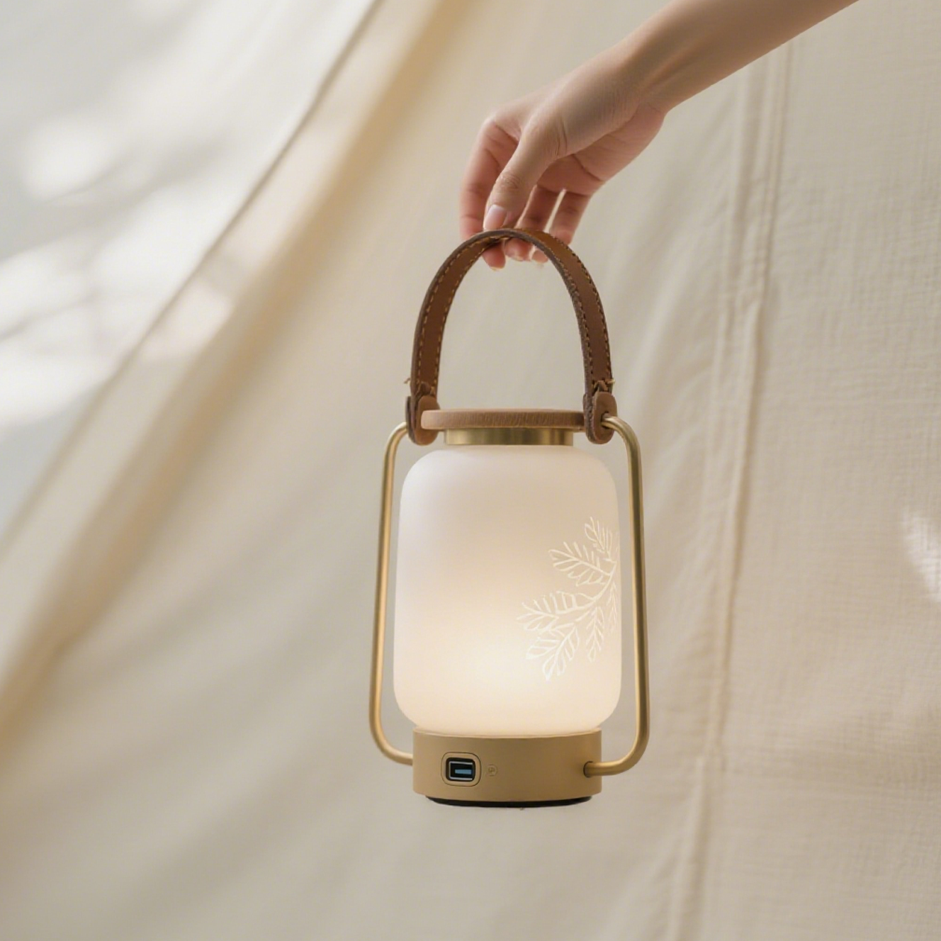 Luces LED recargables para acampar al aire libre (paquete de 3)