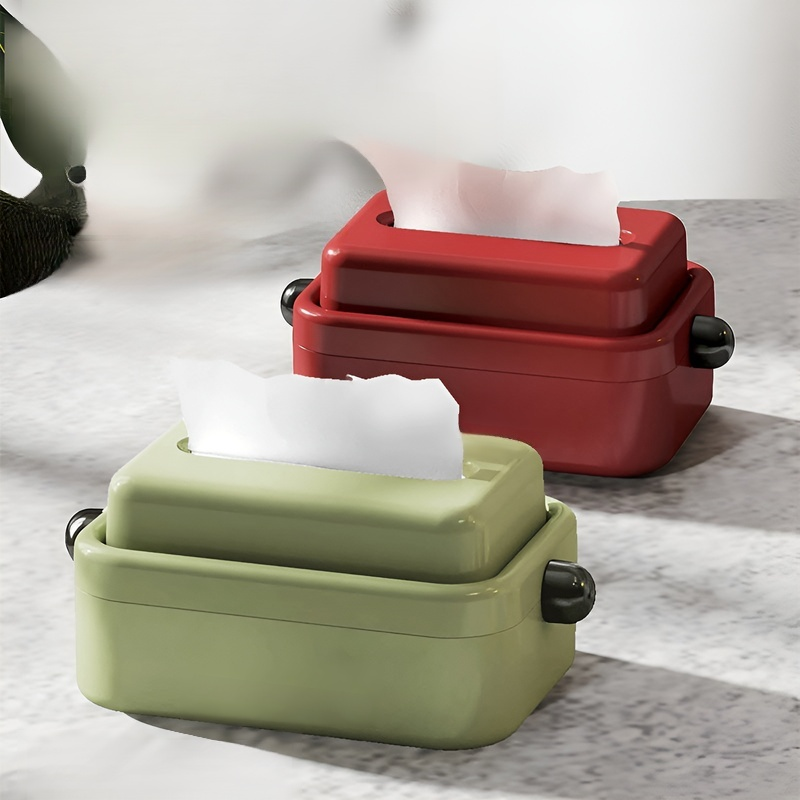 거실 비주얼 리프트 티슈 케이스 수납 케이스 가정용 아트 침실