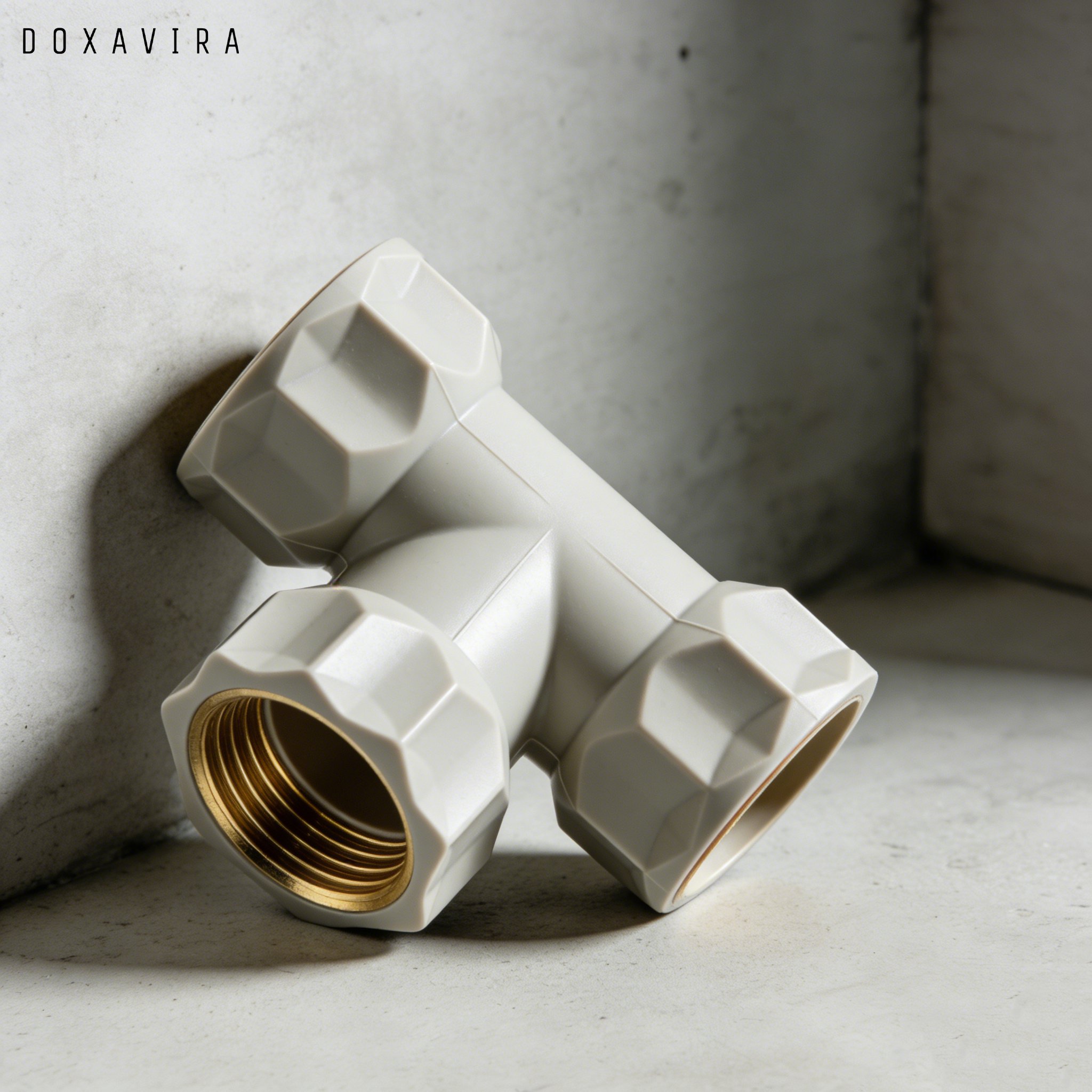 PPR antibakteriální třícestná spojka